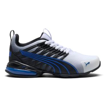 Imagem de PUMA Tênis infantil para meninos Voltaic Evo Vertical Fade com cadarço - preto, azul, Preto e branco - azul vívido Ss25, 21