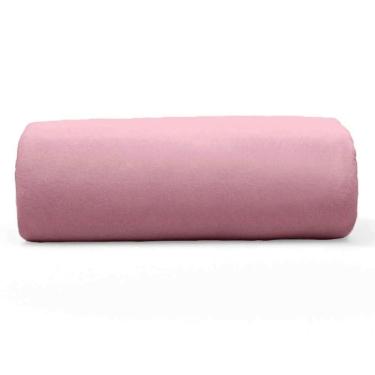 Imagem de Lençol Buettner Queen Malha 100% Algodão Basic Liso Com Elástico Rose Blush