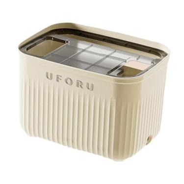 Imagem de ＫＬＫＣＭＳ Organizador de Cabos para Mesa, Caixa Organizadora de Cabos, Ocultador de Fios, Economizador de Espaço, para Modem e Roteador, Ideal para Escritório e, Tampa de Pp