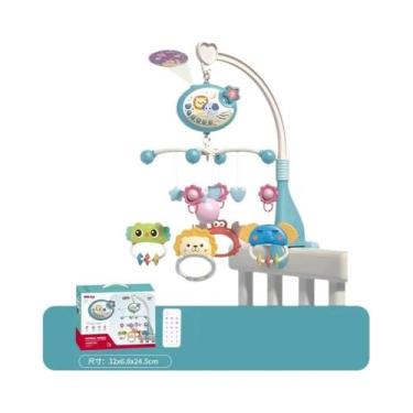 Imagem de Móbile Para Berço De Bebê Com Luzes, Música, Projeção E Controle Remot