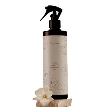 Imagem de Ateliê Capim do Pampa Água Perfumada, Chá Branco, 500ml, Fragrância Cítrica e Elegante, Frasco Âmbar com Válvula Spray, Perfuma Tecidos e Ambientes