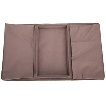 Imagem de Phefop Organizador de Apoio de Braço para sofá, Bolsa de Armazenamento de sofá Em Tecido Oxford Com 4 Bolsos e Suporte para Copos, Perfeito para Sala de Estar e Escritório (Café)