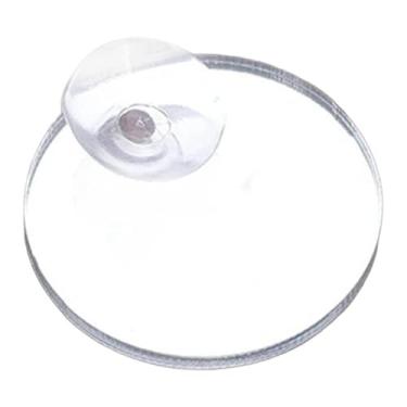 Imagem de Gralara Espelho de acrílico para treinamento de peixes, decoração de aquário, para paisagismo de aquário, espelho redondo prático para betta, 4cm