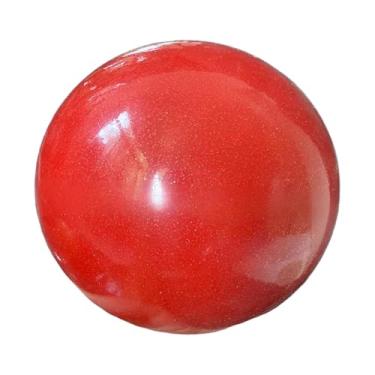 Imagem de harayaa Bola de Ginástica Rítmica Portátil de 18 cm (7,09 polegadas) para Prática, Aprimoramento da Técnica e Treino em Casa, Vermelho
