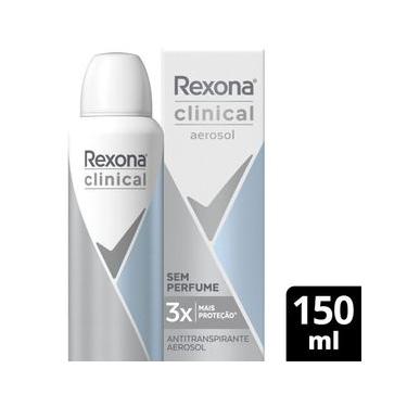 Imagem de Desodorante Antitranspirante Rexona Clinical sem Perfume 150ml