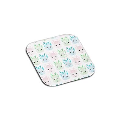 Imagem de Porta Copos Personalizados Dragão Bebê Colorido Para Aniversário Infantil - Tamanho 9x9 cm