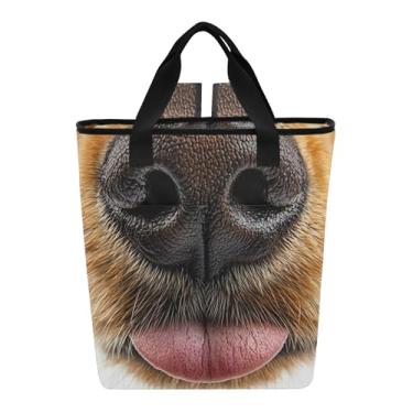Imagem de Joitme Funny Golden Retriever Mochila impermeável para 36 latas, mochila de piquenique de 13,8 x 5,9 x 16,5 polegadas