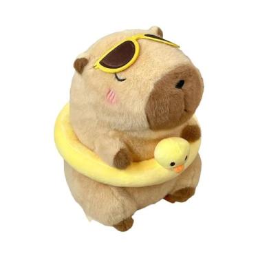 Imagem de Brinquedo De Pelúcia Capivara De 21cm, Boneco De Simulação Fofo Estilo