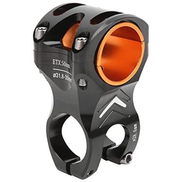 Imagem de aqxreight Haste de Guiador de Bicicleta de Alumínio CANSUCC - Ajuste Universal para Substituição de Haste Leve de Guidão de 31,8 Mm e 35 Mm (S50 preto)