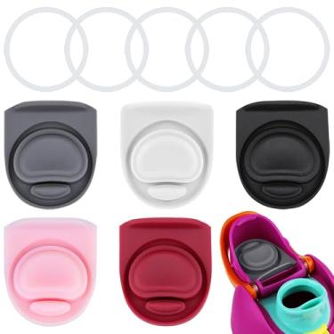 Imagem de ZONBBEE Rolha de substituição e anel de vedação de borracha compatível com Owala FreeSip 680 g, tampa de anéis de vedação superior de garrafa para Owala 16/19/24/32/1,134 g tampa de boca acessórios de