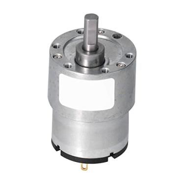 Imagem de SPYMINNPOO Motor de Engrenagem de Alta Torção Com Redução de Velocidade para Automóveis DC 24V, Motor Elétrico de Caixa de Engrenagens de Metal para Robôs, ímã de Cobre, de Engrenagem CW CCW para