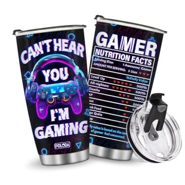 Imagem de Copos isolados de 590 ml, copo de caneca de aniversário, presentes de Natal para homens, pai, avô, meninos, acessórios essenciais de viagem, acessórios indispensáveis para jogos de acampamento com