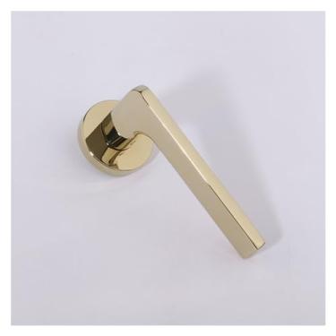 Imagem de Porta de madeira simples de liga de zinco fechadura universal silenciosa porta de cozinha quarto fechadura dividida doméstica (PVD ouro)