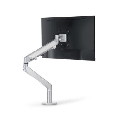 Imagem de Suporte para monitor braço pneumático computador LCD desktop suporte elevado OZ-1 base de mesa rotação universal (prata)
