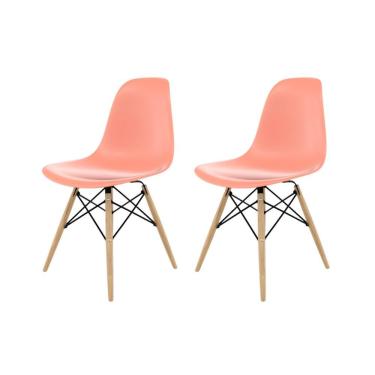 Imagem de Kit 2 Cadeiras Eames Pp Dsw-M Empório Tiffany Rosa