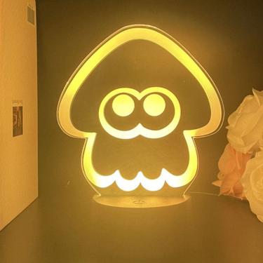 Imagem de Luz noturna Splatoons Inklings LED 3D que muda de cor para crianças