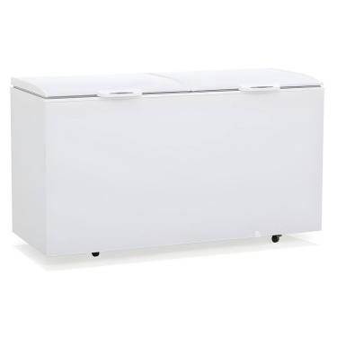 Imagem de Freezer Horizontal Dupla Açao Ghbs-530 Branco 2 Tampas Cega 532L 127V - Gelopar