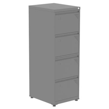 Imagem de Arquivo De Aço Oficio 133X47x57 4 Gavetas Preto - Pandin