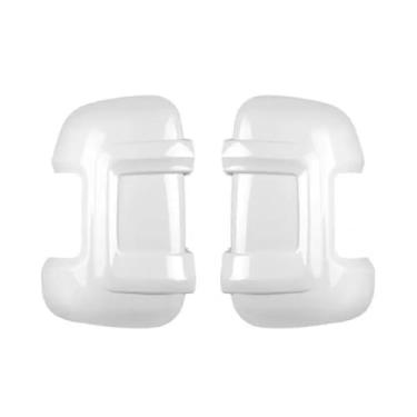 Imagem de Capa protetora para espelho retrovisor, compatível com fiat ducato/peugeot boxer, braço longo, espelho retrovisor, capa protetora, peças de carro(White)