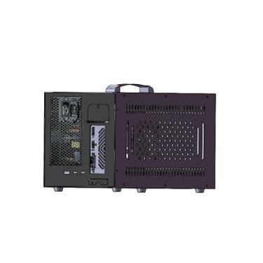 Imagem de ORARA Gabinete eGPU compatível com Thunderbolt 3/4/USB4 40Gbps eGPU Dock Station, compartimento compacto para placa gráfica externa compatível com NVIDIA/AMD PCIe, PD 85W, Daisy Chain (preto)