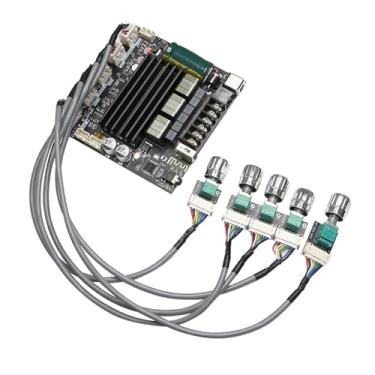 Imagem de YWBL-WH Módulo Amplificador, Placa Amplificadora de Potência de Som de 100W 200W 2.1 Canais Com Entrada USB AUX, para de Alto-falante de Home Theater