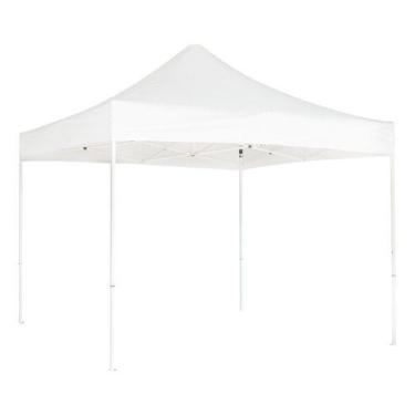 Imagem de Gazebo Articulado De Aco Com Cobertura Branca 320x295x295 Cm - Nateria