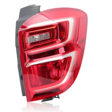 Imagem de KAPAMZ Conjunto de luz traseira compatível com Chevy Equinox 2016 2017 tipo halogênio lanterna traseira freio traseiro lado direito do passageiro com lâmpada 23399182 23465208 GM2801279