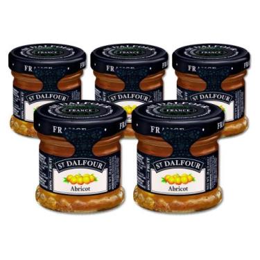 Imagem de Geleia Francesa St. Dalfour Abricot Damasco Kit 5un 28g, St. Dalfour