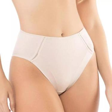 Imagem de Calcinha Alta DelRio 50614 Microfibra T. P/EG, M, 009, Ar, Areia