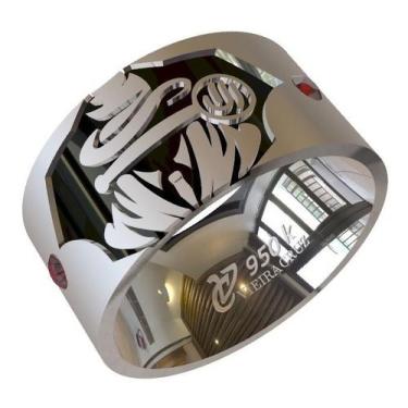 Imagem de Anel De Formatura De Criminologia Em Prata 950k - Vieira Cruz Joias, P