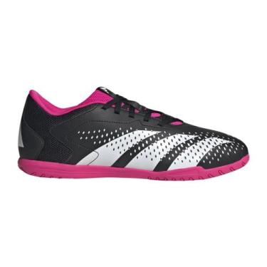Imagem de Chuteira Indoor Unissex Predator Accuracy.4 Adidas Preta E Rosa, Cblac