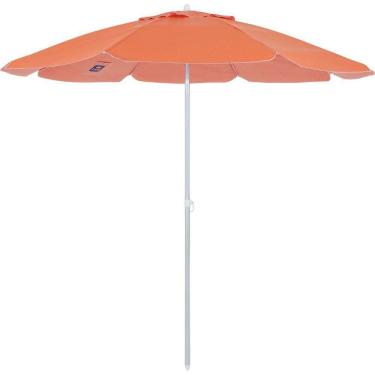 Imagem de Guarda Sol Articulado 2,0 M Bagum Alumínio Laranja Vareta Fibra 10711 Bel