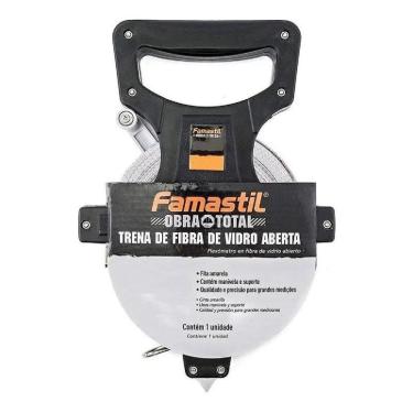 Imagem de Trena de Fibra de Vidro 50 M X 13 Mm Aberta Famastil