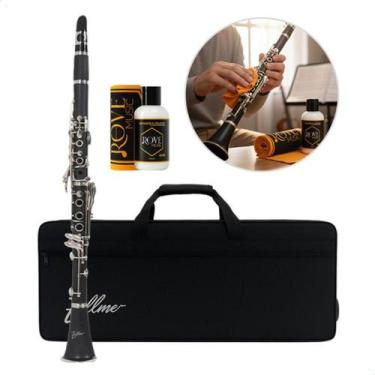 Imagem de Clarinete Zellmer Chaves Niquelado Sib Zcl-600N+Polidor Rove