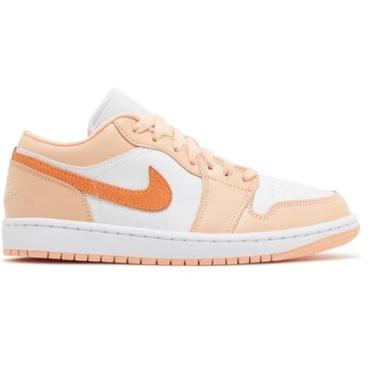 Imagem de Nike T nis de basquete feminino Air Jordan 1 Low UNC, Neblina do p r do sol/c trico, 11