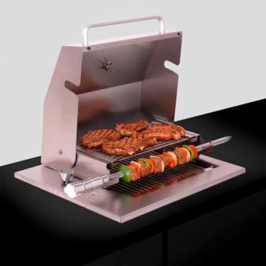 Imagem de Titan Eletro, Churrasqueira Grill a Gás de Embutir com Tampa Diamond Little Gás Natural Titan