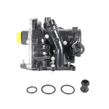 Imagem de Conjunto de carcaça do termostato da bomba de água, compatível com A3 A4 A5 A6 A7 A8 Q5 Q7 TT 2015-06L121111H 06L121111G 06L121011B 06L121012A