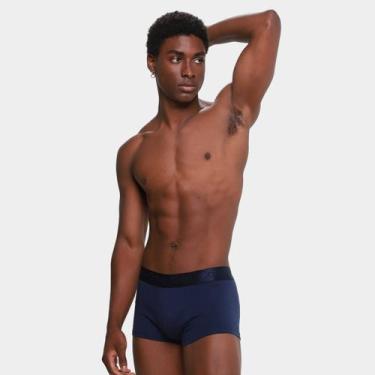 Imagem de Cueca Boxer Calvin Klein Low Rise Trunk Masculina, Marinho, M