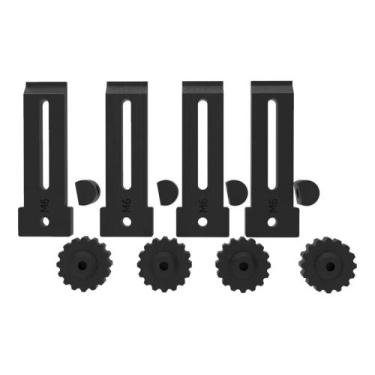 Imagem de Kit 4 Fixadores Completos Cnc Router Mesa Fresa Fresadora - PEKO, 3D-0