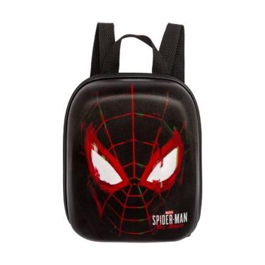 Imagem de Mochila Escolar Infantil De Costas Homem Aranha Preto