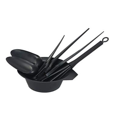 Imagem de Kit de Tintura Cabelo 7PCS Conjunto Pincel e Tigela para Colorir Salão Pente Orelhas Misturador Tinta Aplicador Uso em Casa