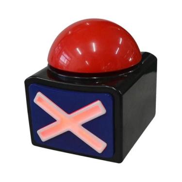 Imagem de Botão De Resposta Vermelho Com Som E Luz Para Show De Jogos E Festas 1