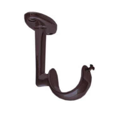 Imagem de Kit com 3 suporte de teto para Varão  Utilimark, 28 mm, Imbuia