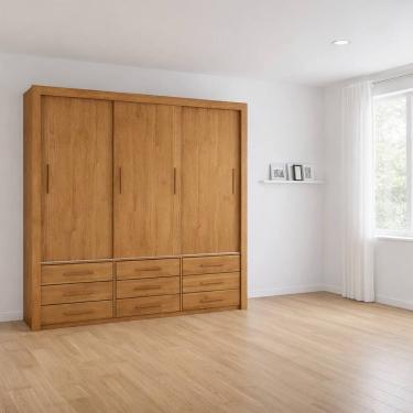 Imagem de Guarda Roupa 3 Portas 9 Gavetas Imperium -Grand Line