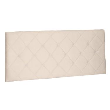 Imagem de Cabeceira Painel Estofada Cama Box Casal King Tânia 195cm Suede Bege - Desk Design