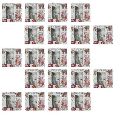 Imagem de Porta Retrato 10x15 Foto Kit 20 Unidades Moldura Arco Do Triunfo Enfeite Decoraçao Resistente