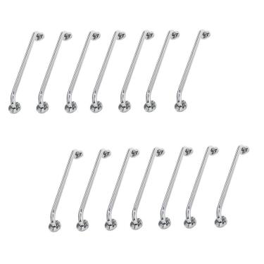 Imagem de Alça De Apoio Barra Inox 80cm Kit 14 Unidades Idoso Cadeirante Segurança Banheiro Quarto Corredor