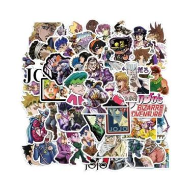 Imagem de Adesivos Anime JoJo Bizarre Adventure 50pcs DIY Para Guitarra, Mala, S