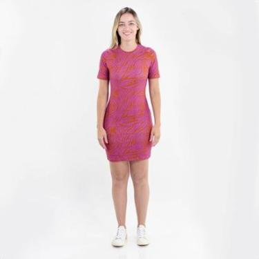 Imagem de Vestido Colcci Savannah Rosa Escuro - Feminino-Feminino
