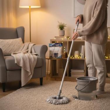 Imagem de Refil para Mop Giratório 8 Litros Reposição Alta Absorção Durável e Re